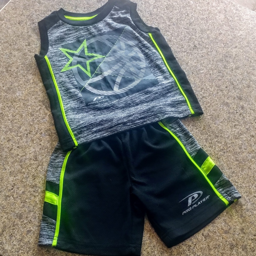 2 Piece Pro Player Outfit 2T Shorts & Shirt